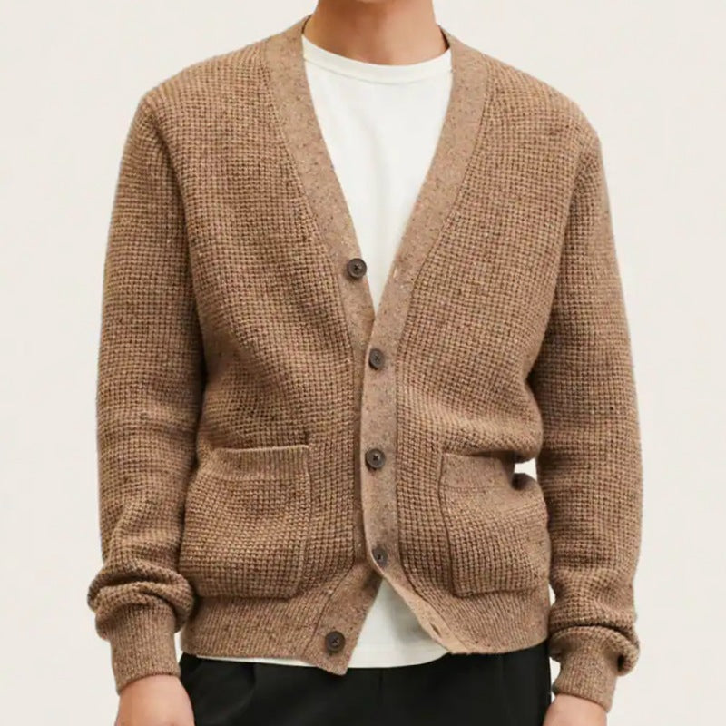 Autumn And Winter V-neck Thickening Cardigan Sweater