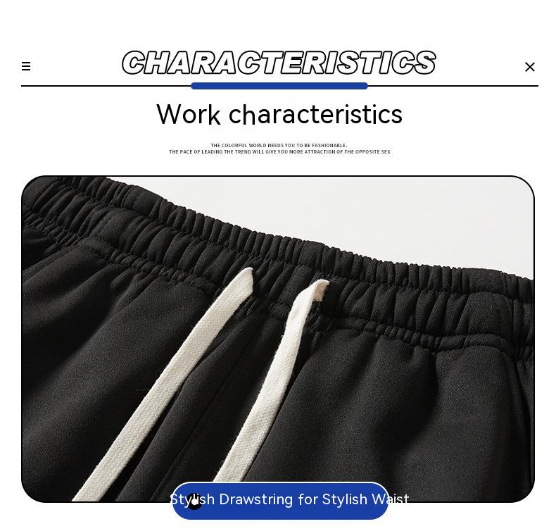 Striped Men's Leisure Sports Pants