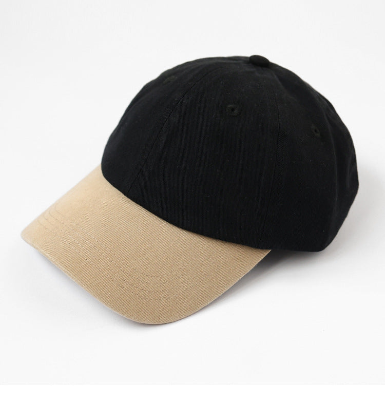 Muted Simple Stitching Ice Cream Color Street Casual Baseball Cap