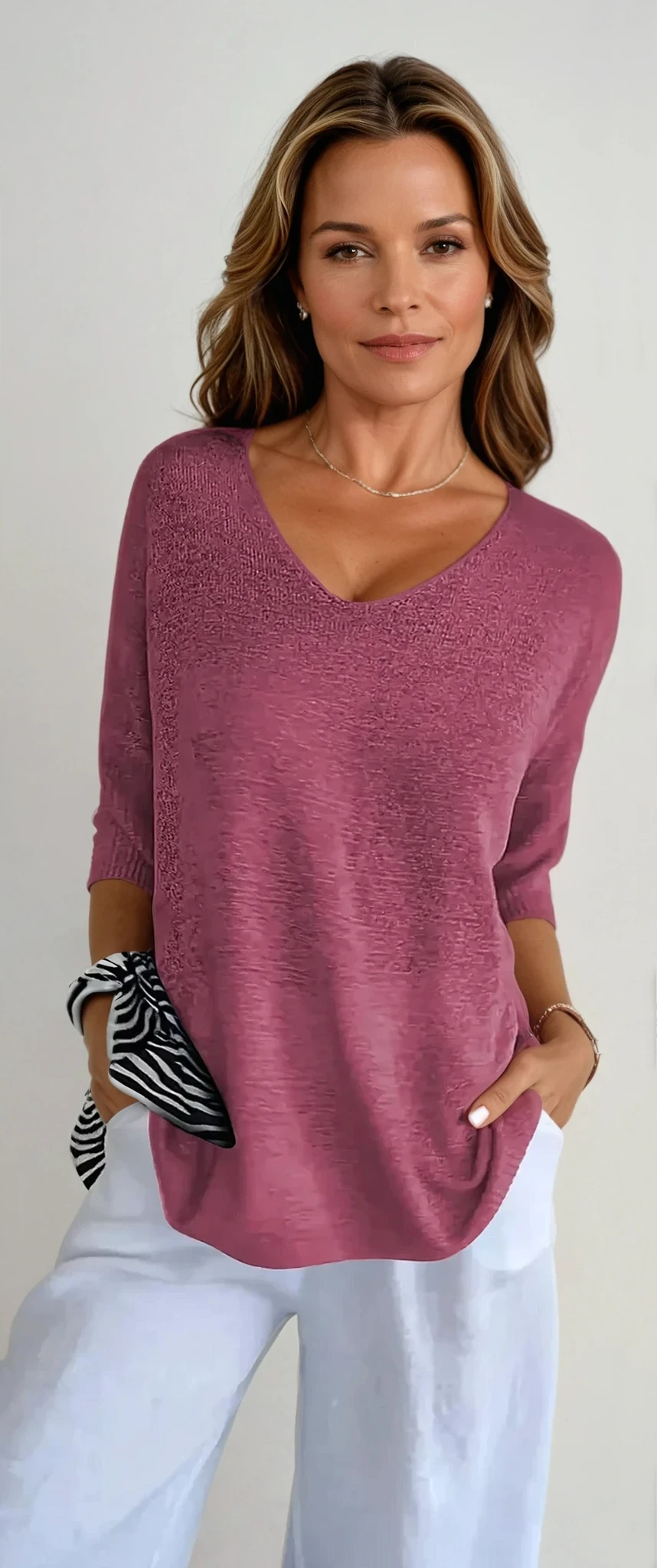 Slimming V-Neck Top