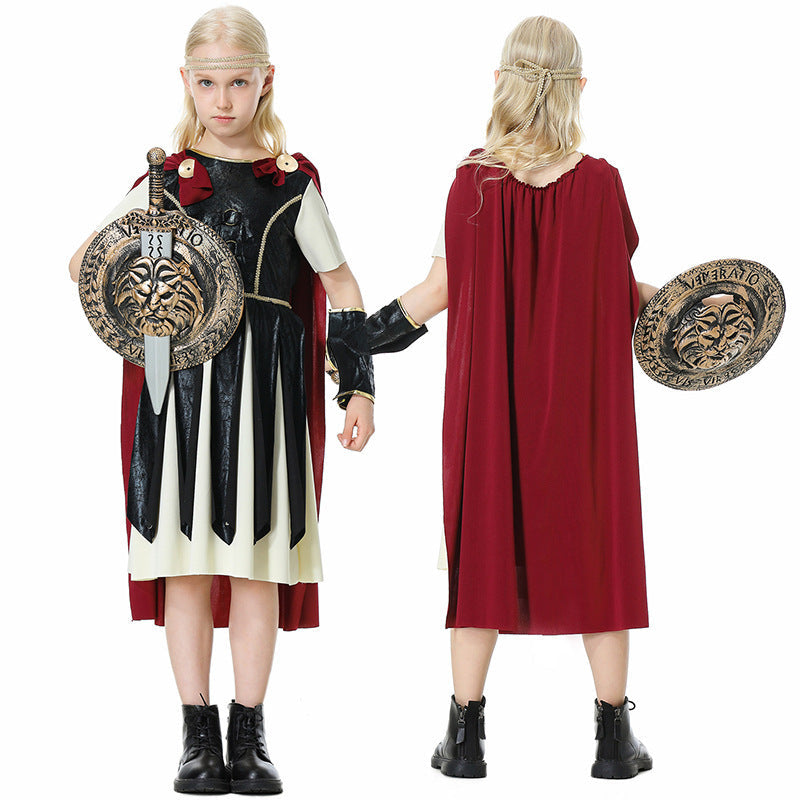 Halloween Costume Roman Gladiator Cosplay Performance Wear