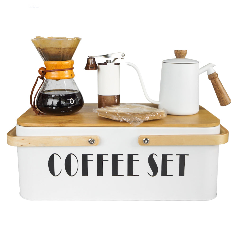 Camping Storage Box Hand Brewed Coffee Set