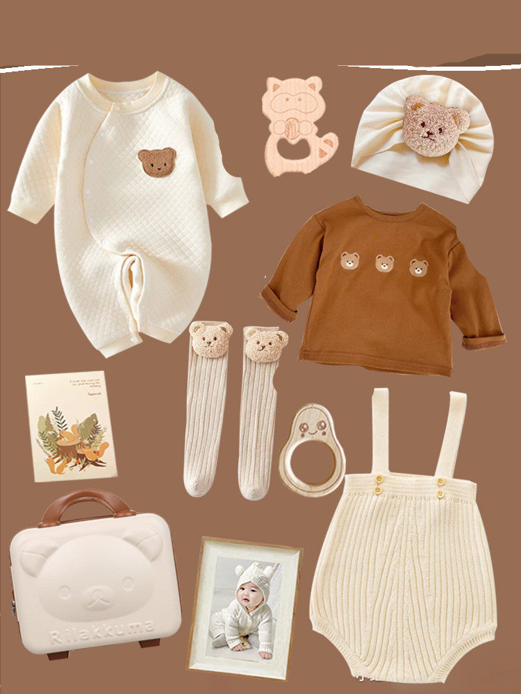 Full Moon Baby Shower Gift Clothes Set