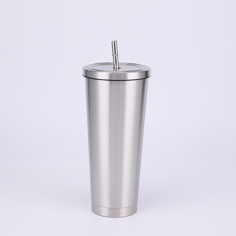 Stainless Steel Large-capacity Straw Insulation Cup