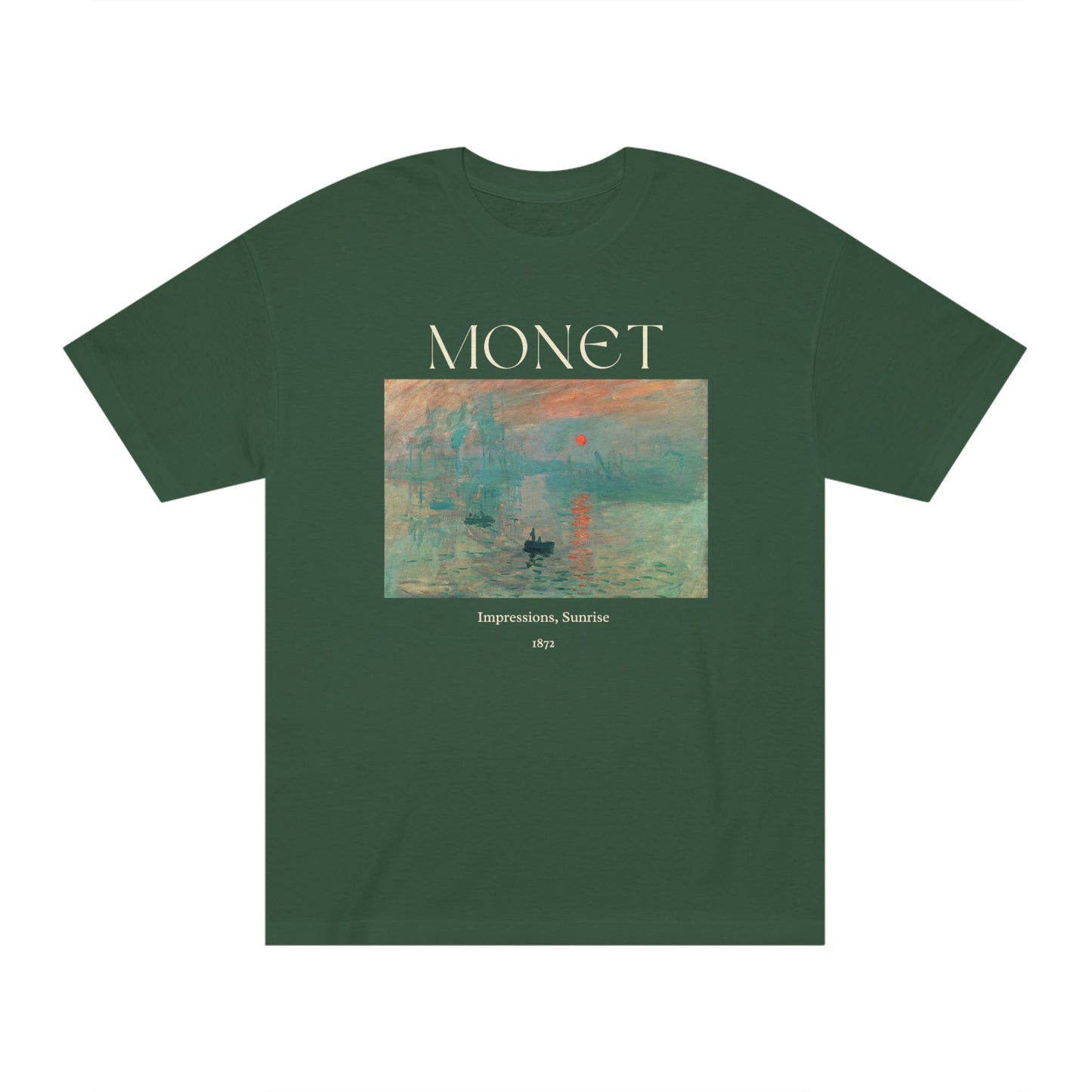 Claude Monet Impression Sunrise Art Shirt, Famous Painting Tee