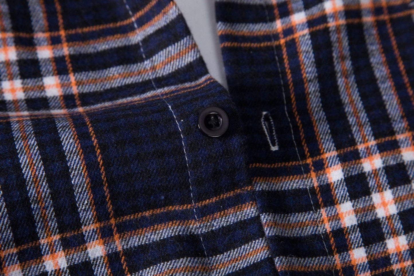 Patchwork Men's Shirt Plaid Long-sleeved Autumn And Winter