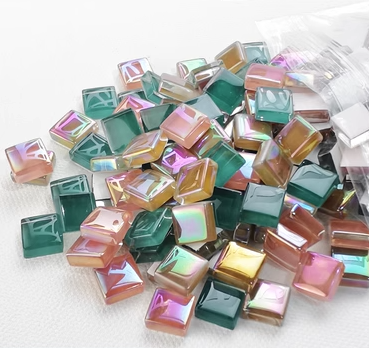 1cm DIY Small Particle Crystal Mosaic Patch Handmade