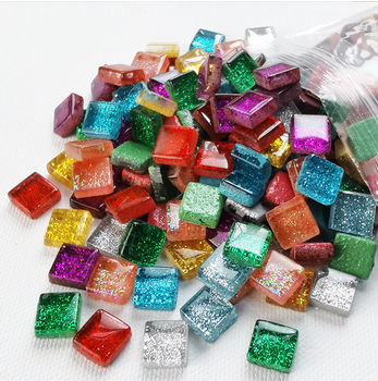 1cm DIY Small Particle Crystal Mosaic Patch Handmade