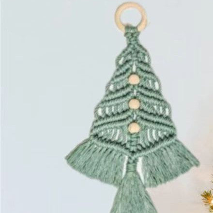 Christmas Tree DIY Material Package Handmade Cotton String Woven