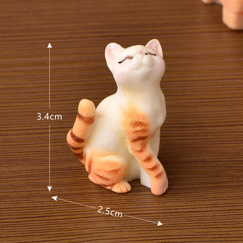 Home Fashion Mini Cat Decoration