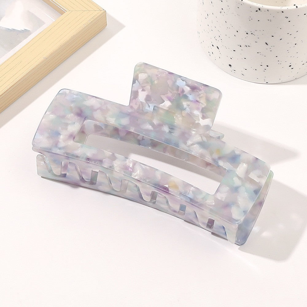 Oversized Square Acetic Acid Hair Clip Grab