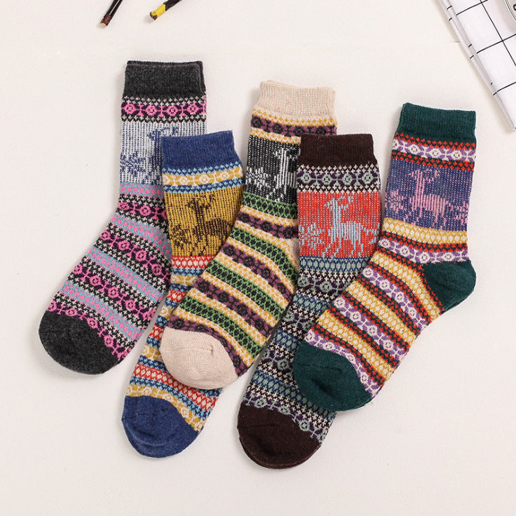 Thick Needle And Thread Thickened Warm Wool Socks