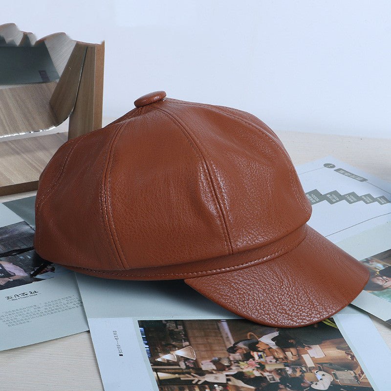 Men And Women Fashion Temperament Octagonal Pumpkin Hat