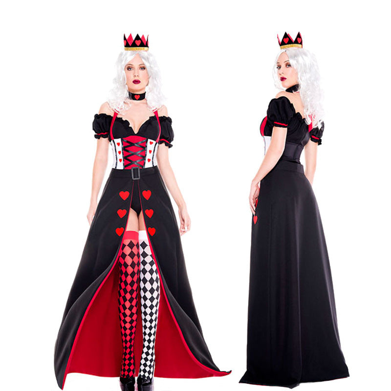 Red Heart Queen Uniform Halloween Costume