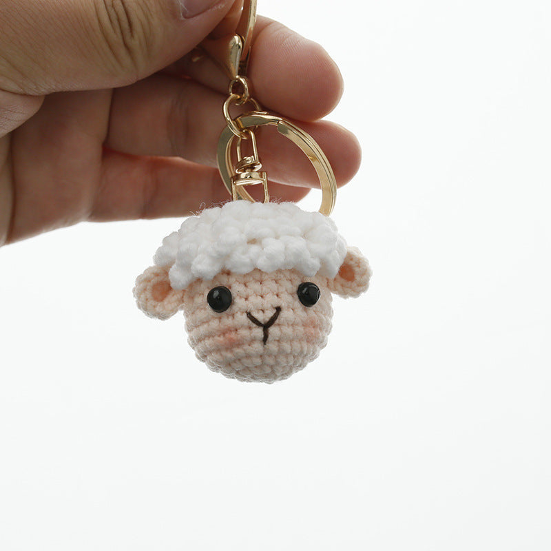 Creative Hand Weaving Lamb Pendant Cartoon Handmade Finished Product