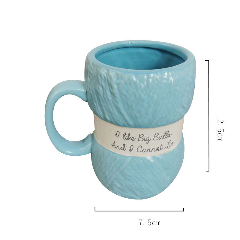 Three-dimensional Relief Creative Underglaze Water Cup