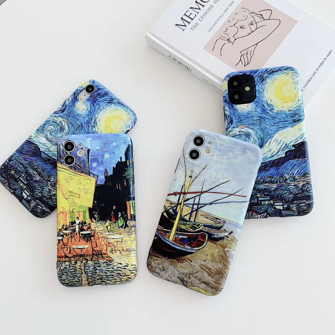 Retro Oil Painting Phone Case