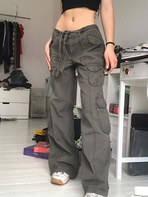 Women's Casual Vintage Workwear Wide Leg Loose Straight Jeans