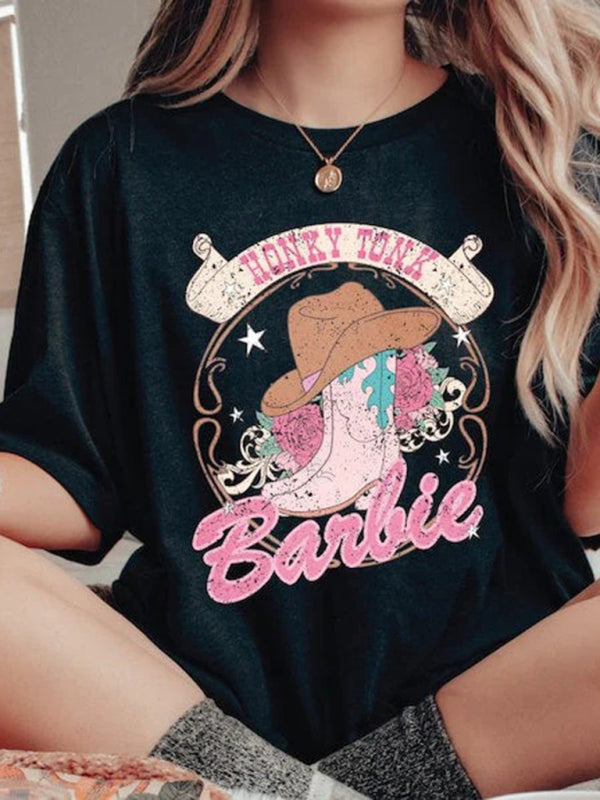 Barbie Casual Women's Short-Sleeved T-shirt