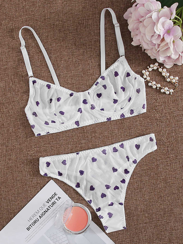 New Sexy Mesh Underwear Set