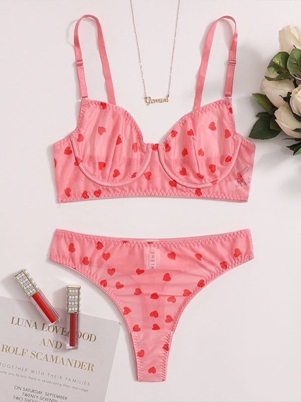 New Sexy Mesh Underwear Set