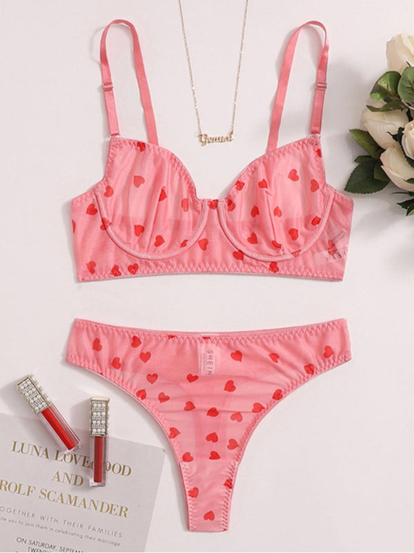New Sexy Mesh Underwear Set
