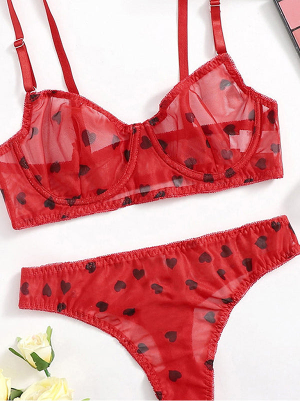 New Sexy Mesh Underwear Set