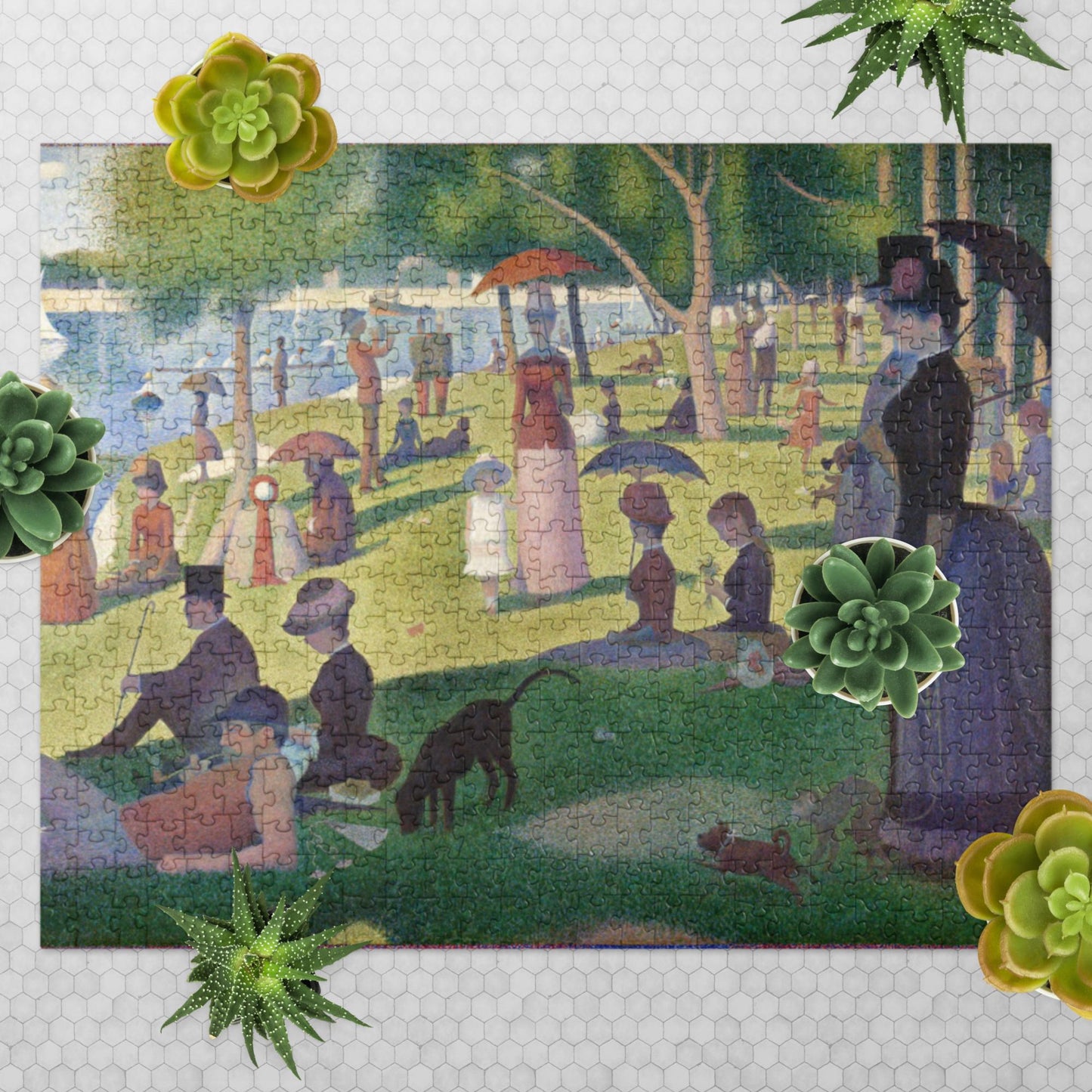 A Sunday Afternoon on the Island of La Grande Jatte Jigsaw puzzle