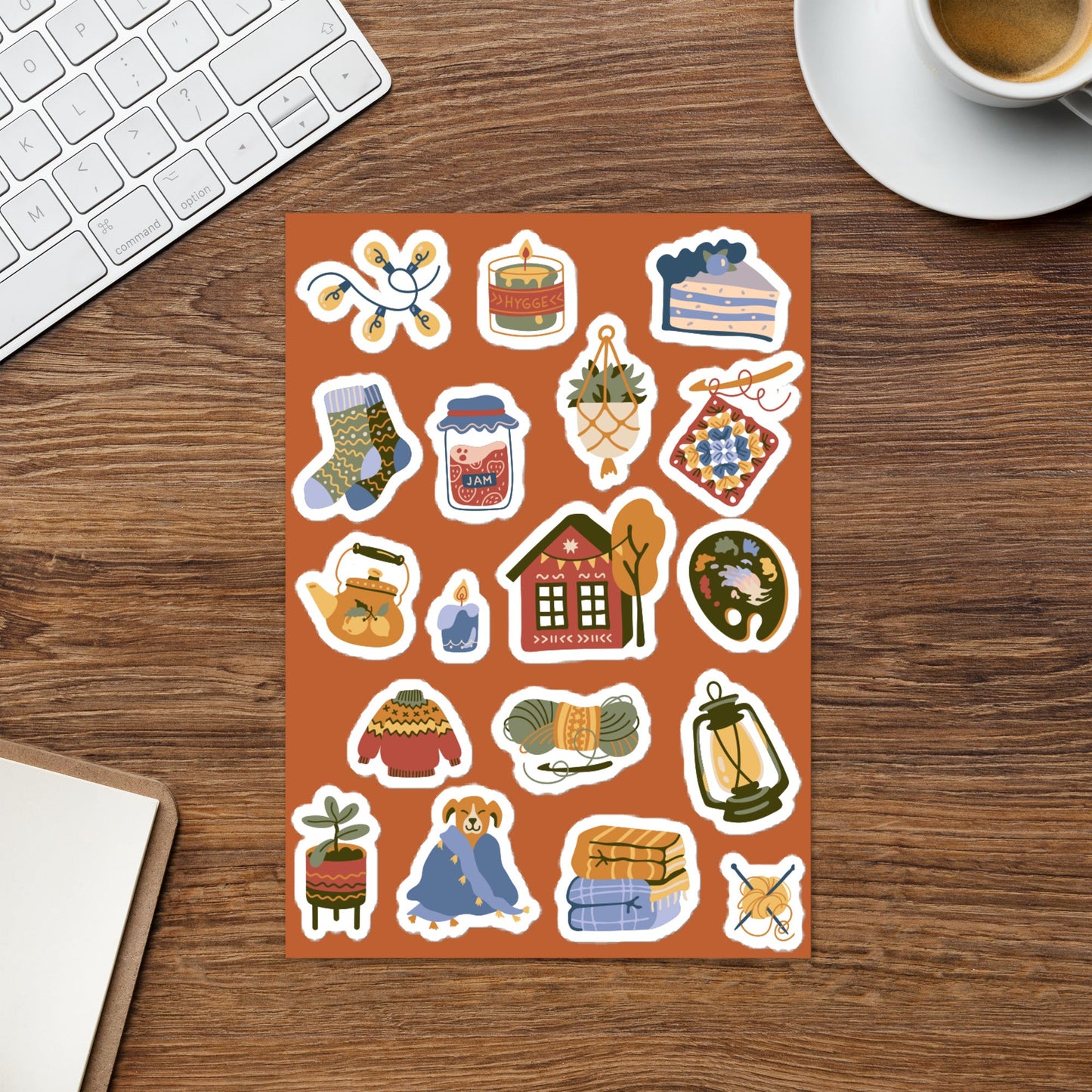 Hygge Sticker sheet