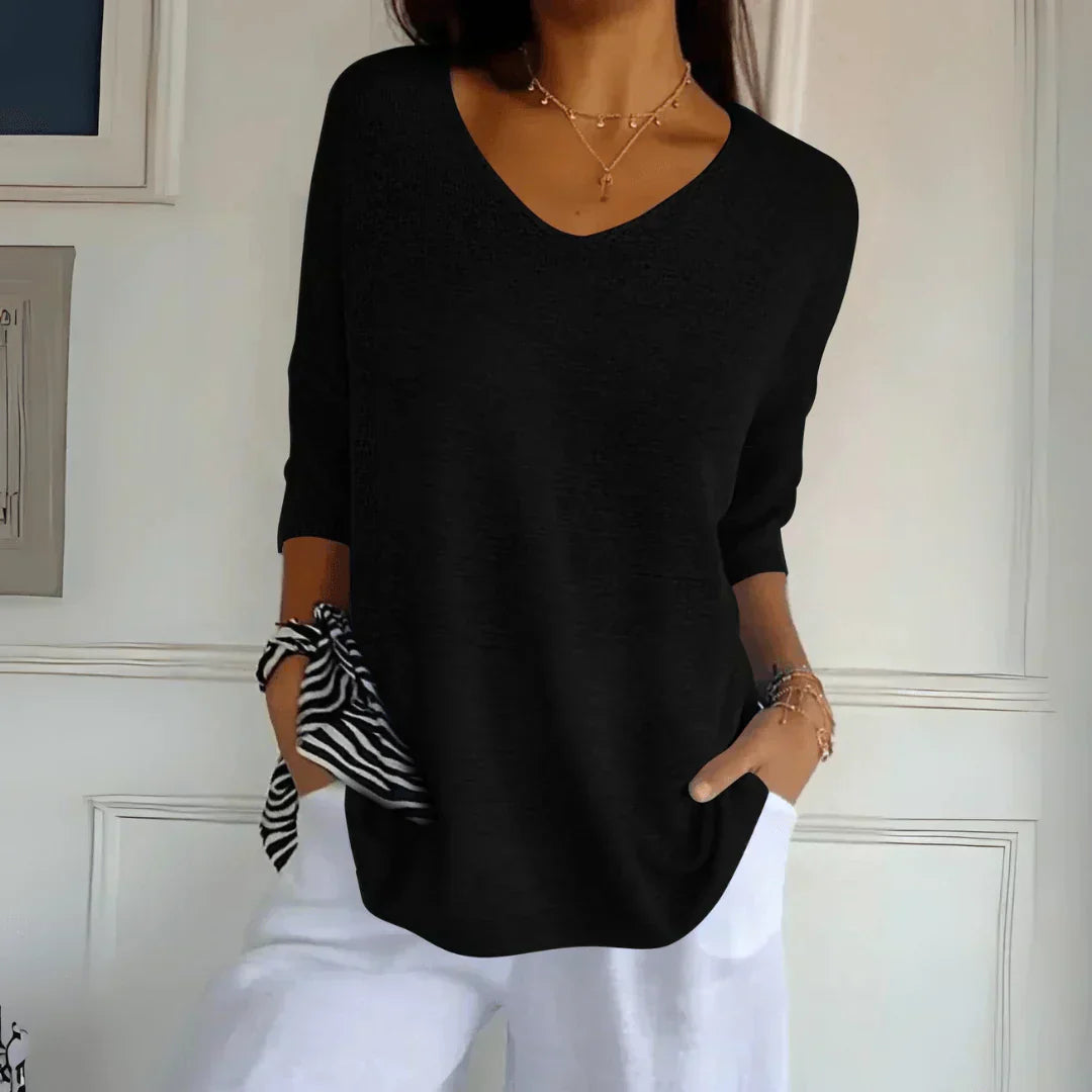 Slimming V-Neck Top