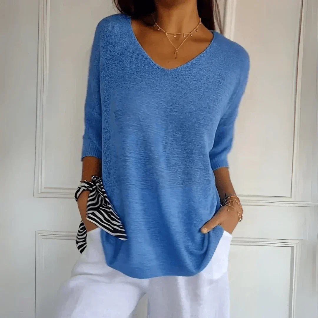 Slimming V-Neck Top