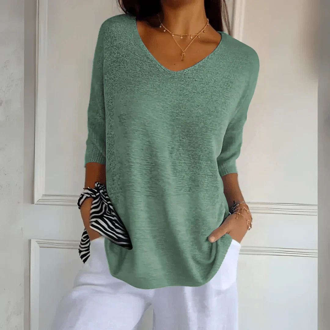 Slimming V-Neck Top