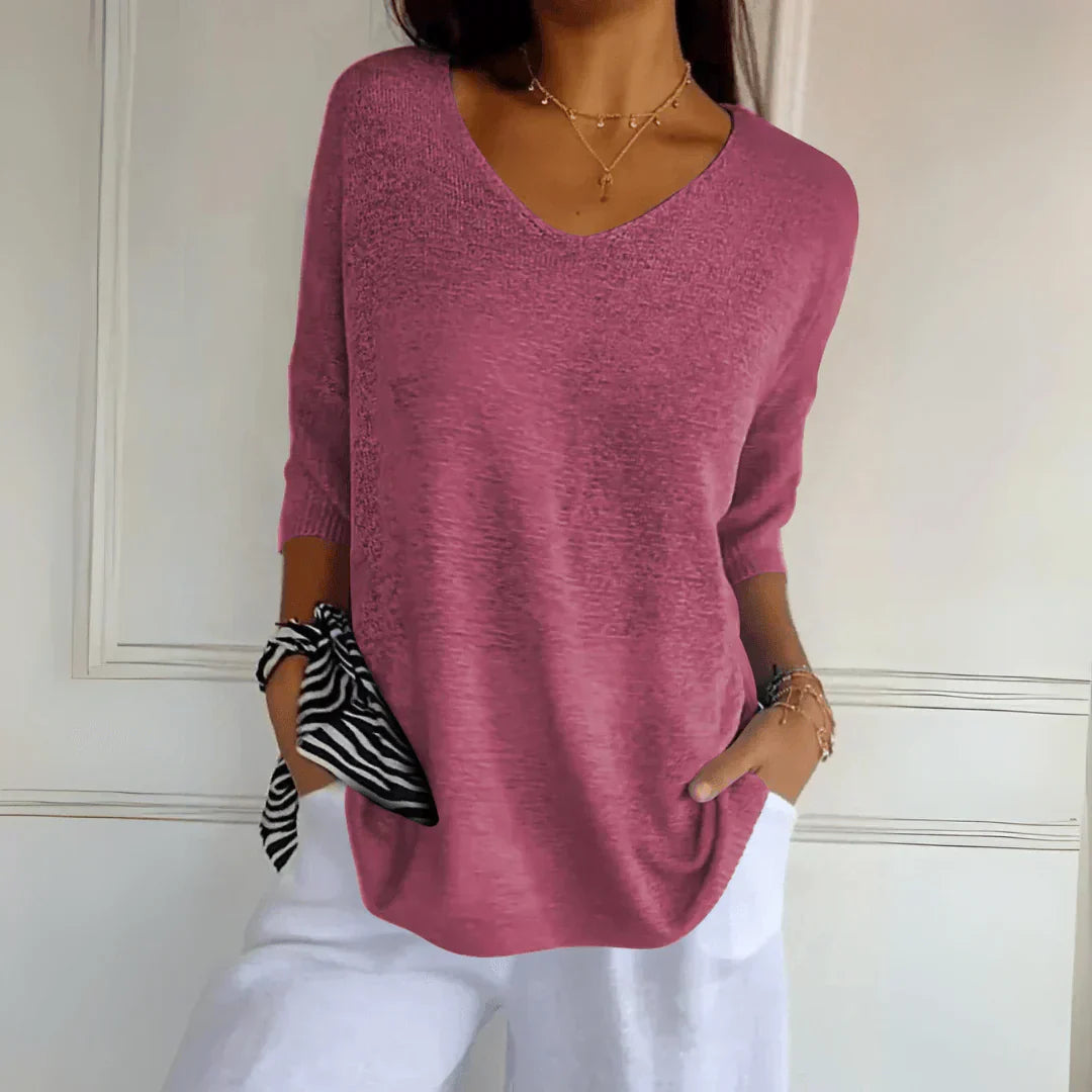 Slimming V-Neck Top