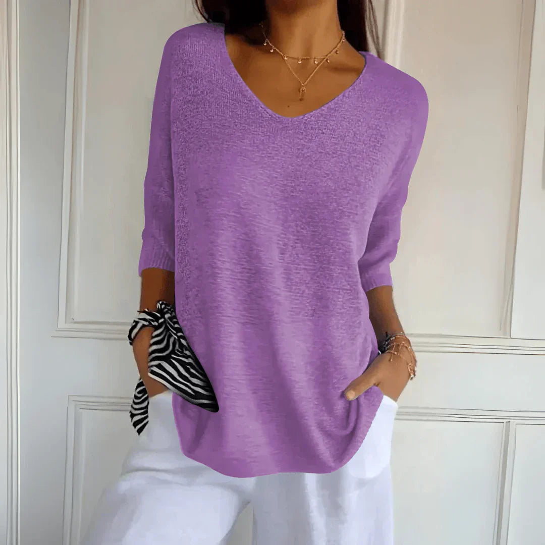 Slimming V-Neck Top