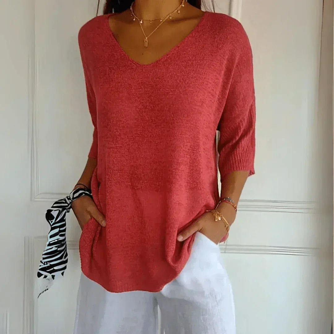 Slimming V-Neck Top
