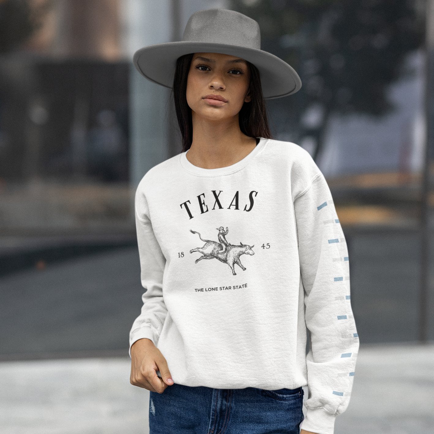 Texas The Lonestar State Sweatshirt Crewneck