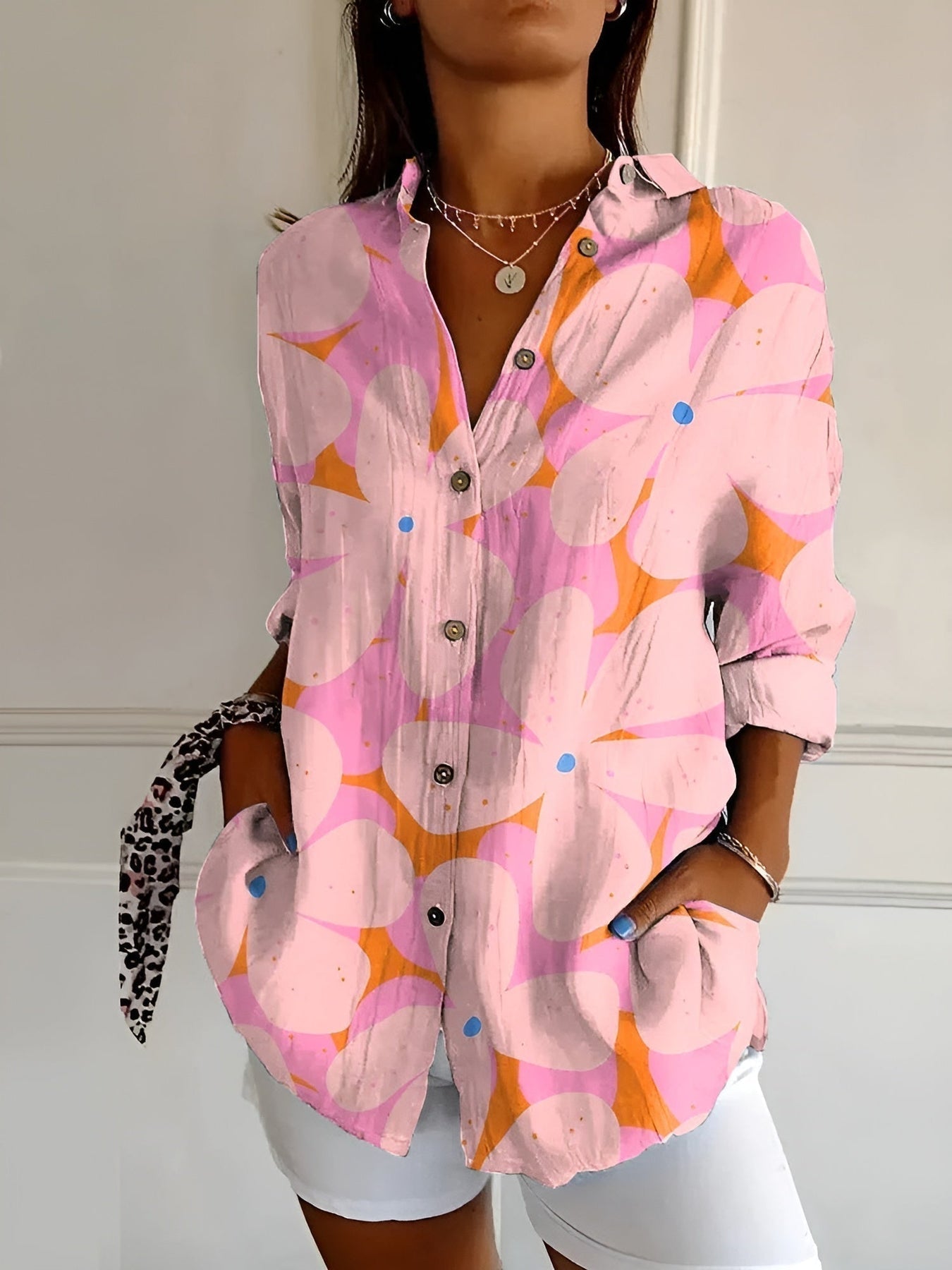 Casual Printed Blouse