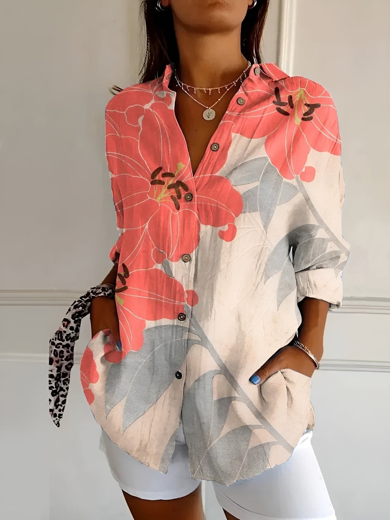 Casual Printed Blouse