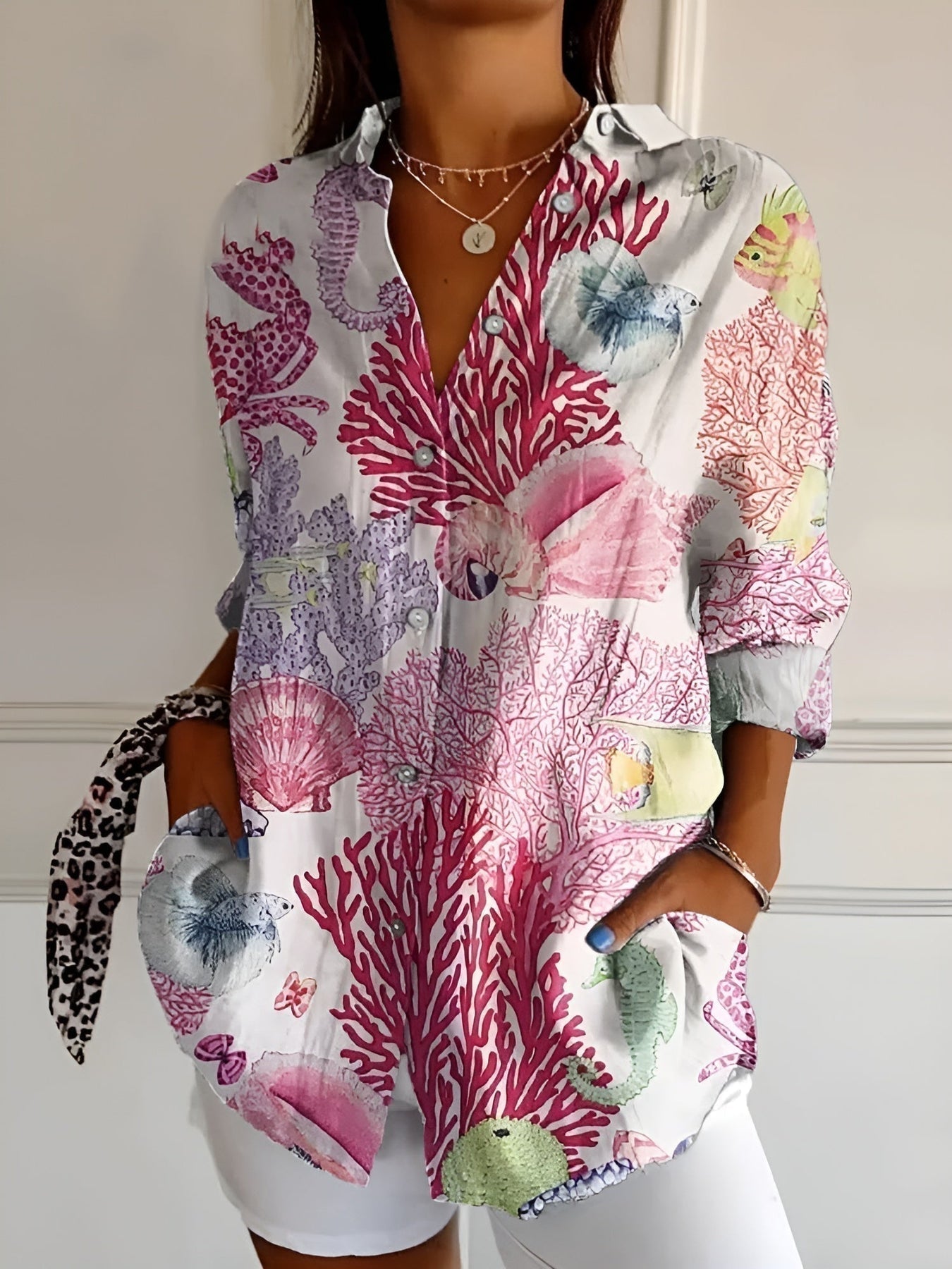Casual Printed Blouse