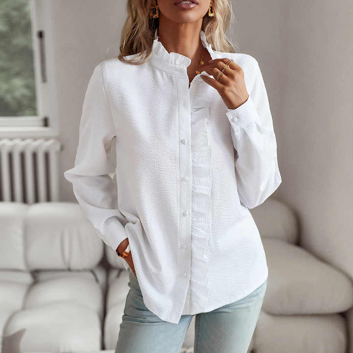 Stylish Ruffle Detail Blouse